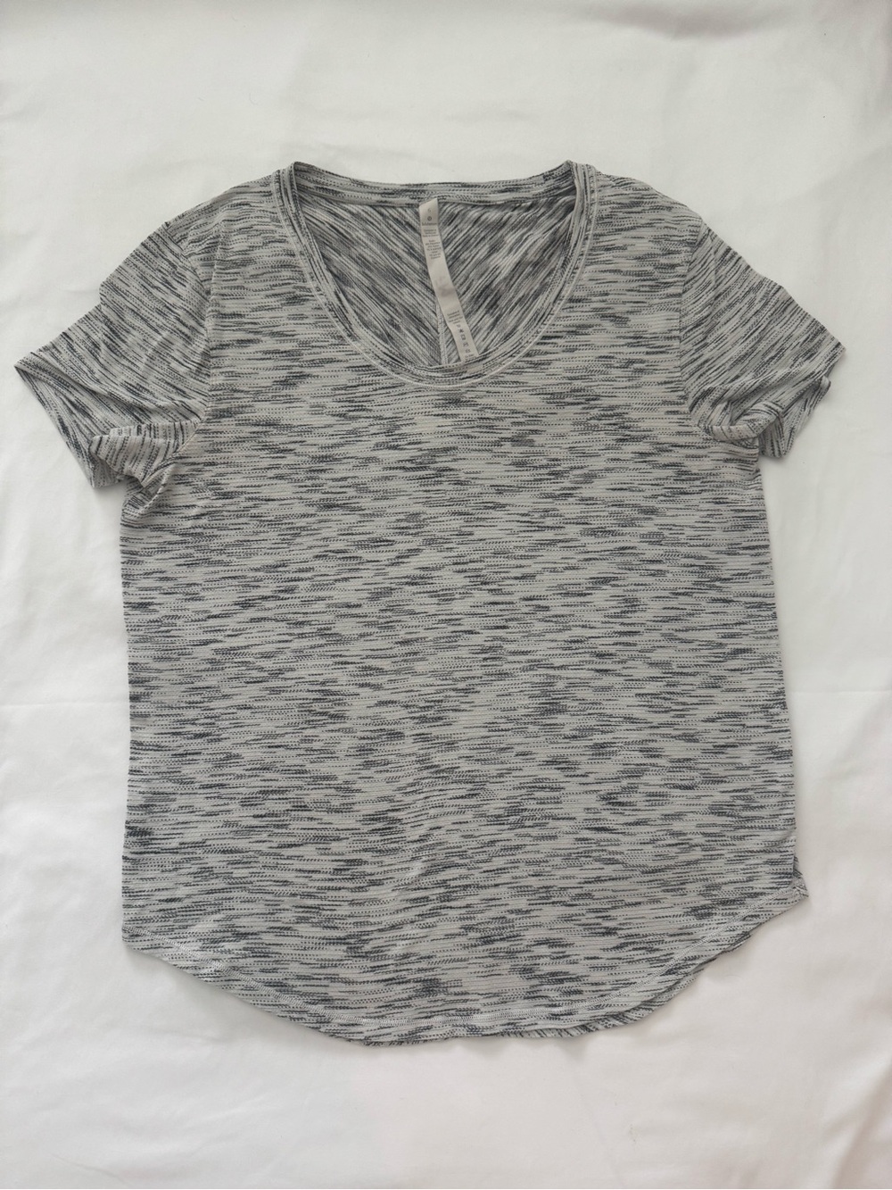 Lululemon Silverescent Space Dye Scoop Neck Short Sleeve Tee 6